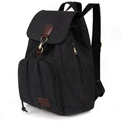 WITERY Women Ladies Retro Canvas Backpack Vintage Design Trendy Rucksack Casual Travel Shoulder Bag/Portable Handbag/College Daypack Backpack/Computer Laptop Bags WITERY Women Ladies Retro Canvas Backpack Vintage Design Trendy Rucksack Casual Travel Shoulder Bag/Portable Handbag/College Daypack Backpack/Computer Laptop Bags