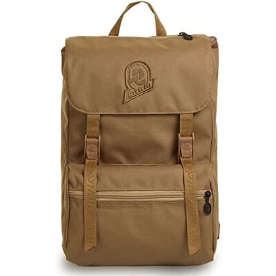 Invicta Backpack, JOLLY SOLID S Knapsack, Casual Daypack, Unisex, For Office, Day Trips & Commuting, For School, Sport, Free Time, Italian Design, beige Invicta Backpack, JOLLY SOLID S Knapsack, Casual Daypack, Unisex, For Office, Day Trips & Commuting, For School, Sport, Free Time, Italian Design, beige