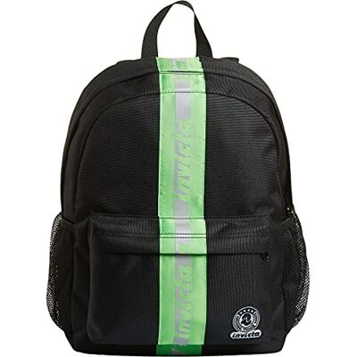 Invicta Backpack, BENIN S Knapsack, for Teen, Girls&Boys, Large Capacity, For School, Sport, Free Time, Laptop Sleeve, Italian Design, black/green Invicta Backpack, BENIN S Knapsack, for Teen, Girls&Boys, Large Capacity, For School, Sport, Free Time, Laptop Sleeve, Italian Design, black/green