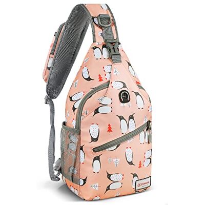 ZOMAKE Sling Bag for Women Men Small Crossbody Sling Backpack Mini Water Resistant Shoulder Bag Anti Thief Chest Bag Daypack for Travel Hiking Sports (Pink-PL) ZOMAKE Sling Bag for Women Men Small Crossbody Sling Backpack Mini Water Resistant Shoulder Bag Anti Thief Chest Bag Daypack for Travel Hiking Sports (Pink-PL)