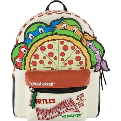 Concept One Teenage Mutant Ninja Turtles Mini Backpack, TMNT Small Travel Bag for Men and Women, Adjustable Shoulder Straps, Pizza, 25.40 cm, Teenage Mutant Ninja Turtles Mini Backpack, Tmnt Small Concept One Teenage Mutant Ninja Turtles Mini Backpack, TMNT Small Travel Bag for Men and Women, Adjustable Shoulder Straps, Pizza, 25.40 cm, Teenage Mutant Ninja Turtles Mini Backpack, Tmnt Small