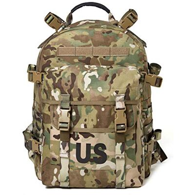 MT Military Backpack Molle II Assault Pack Rifleman Rucksack Surplus Army Tactical Bergen Multicam Waterproof Bag with YKK Zipper and UTX Buckle Over 30L MT Military Backpack Molle II Assault Pack Rifleman Rucksack Surplus Army Tactical Bergen Multicam Waterproof Bag with YKK Zipper and UTX Buckle Over 30L