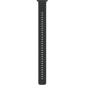 Apple Watch Band Ocean Band 49mm Black Extra Large Apple Watch Band Ocean Band 49mm Black Extra Large