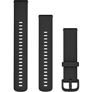 Garmin vivoactive 6 replacement 20mm Band, Quick Release, 2 sizes included, Silicone, Original accessory, Black Garmin vivoactive 6 replacement 20mm Band, Quick Release, 2 sizes included, Silicone, Original accessory, Black