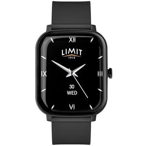 Limit 37mm Black Unisex Smart Watch Fitness Tracker with Bluetooth Calling Heart Rate Sp02 Android and iOS Silicone Strap Limit 37mm Black Unisex Smart Watch Fitness Tracker with Bluetooth Calling Heart Rate Sp02 Android and iOS Silicone Strap