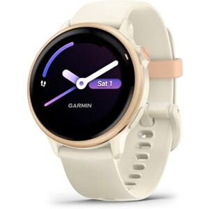 Garmin vívoactive 6 GPS 42mm Amazon Exclusive Smartwatch, AMOLED Touchscreen, All-day Health Monitoring,Fitness Features,Advanced Sleep Coaching,Music, up to 11 days battery life, Bone/Pink Dawn Garmin vívoactive 6 GPS 42mm Amazon Exclusive Smartwatch, AMOLED Touchscreen, All-day Health Monitoring,Fitness Features,Advanced Sleep Coaching,Music, up to 11 days battery life, Bone/Pink Dawn
