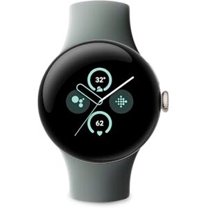 Google Pixel Watch 2 with the best of Fitbit Heart rate tracking, stress management, safety features – Android smartwatch – Champagne Gold Aluminium Case – Hazel Active Band – LTE Google Pixel Watch 2 with the best of Fitbit Heart rate tracking, stress management, safety features – Android smartwatch – Champagne Gold Aluminium Case – Hazel Active Band – LTE