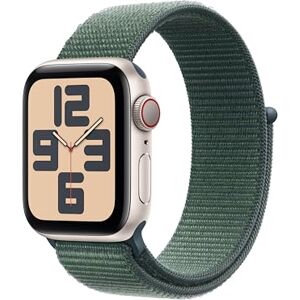 Apple Watch SE (2nd Gen) GPS+Cellular 40mm Smartwatch with Starlight Aluminium Case with Lake Green Sport Loop One Size. Fitness & Sleep Trackers, Crash Detection, Heart Rate Monitor, Carbon Neutral Apple Watch SE (2nd Gen) GPS+Cellular 40mm Smartwatch with Starlight Aluminium Case with Lake Green Sport Loop One Size. Fitness & Sleep Trackers, Crash Detection, Heart Rate Monitor, Carbon Neutral