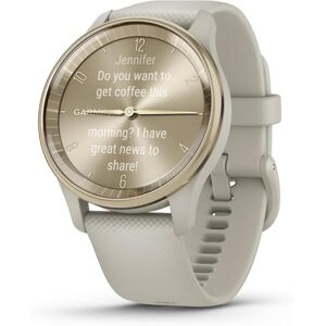 Garmin [Renewed vívomove Trend, 40mm Stylish Hybrid Smartwatch with Health and Fitness functions, Dynamic Watch Hands, Touchscreen Display and up to 5 days battery life, French Gray (Renewed) Garmin [Renewed vívomove Trend, 40mm Stylish Hybrid Smartwatch with Health and Fitness functions, Dynamic Watch Hands, Touchscreen Display and up to 5 days battery life, French Gray (Renewed)