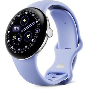 Google Pixel Watch 4 (41 mm) Android smartwatch with Domed Display, Comprehensive Health and Fitness Tracking and Help from Gemini Polished Silver Aluminium Case Iris Active Band LTE Google Pixel Watch 4 (41 mm) Android smartwatch with Domed Display, Comprehensive Health and Fitness Tracking and Help from Gemini Polished Silver Aluminium Case Iris Active Band LTE