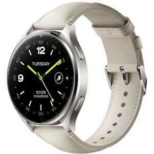Xiaomi Watch 2 Google WearOS Android smartwatch, Fitness Tracker, NFC Payment, 1.43 AMOLED, Advanced sleep & health monitoring, 150+ sport modes, GPS, 5ATM Titan Gray Case With White Leather Strap Xiaomi Watch 2 Google WearOS Android smartwatch, Fitness Tracker, NFC Payment, 1.43 AMOLED, Advanced sleep & health monitoring, 150+ sport modes, GPS, 5ATM Titan Gray Case With White Leather Strap