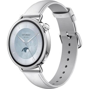 Xiaomi Watch S4 41mm, Smartwatch, 41mm case diameter, Ultra-lightweight 32g body, Menstrual cycle prediction, 150+ sports modes, Safety guardian features, HyperOS 3, Leather Strap(White) Xiaomi Watch S4 41mm, Smartwatch, 41mm case diameter, Ultra-lightweight 32g body, Menstrual cycle prediction, 150+ sports modes, Safety guardian features, HyperOS 3, Leather Strap(White)