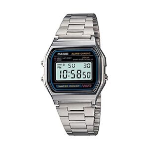 Casio Men's Digital Watch with Stainless Steel Bracelet A158WEA-1EF