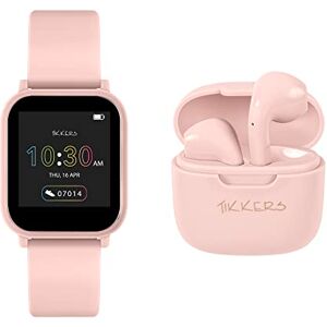 Tikkers Teen Series 10 Nude Smart Watch and Earbuds Set Tikkers Teen Series 10 Nude Smart Watch and Earbuds Set