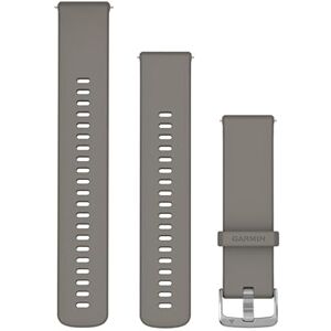 Garmin Venu 4 22mm Quick Release Silicone Band, Silver Gray, Original smartwatch accessory, Compatible with Venu 3 and Venu 4(45mm) Garmin Venu 4 22mm Quick Release Silicone Band, Silver Gray, Original smartwatch accessory, Compatible with Venu 3 and Venu 4(45mm)
