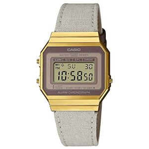 Casio Men's Digital Quartz Watch with Fabric Strap A700WEGL-7AEF