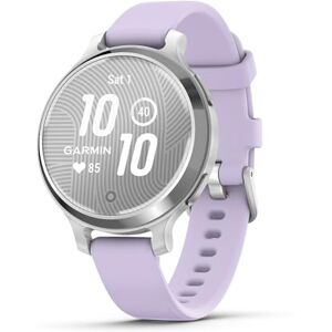 Garmin Lily 2 Active, 38mm GPS smartwatch, stylish smaller watch, fitness tracker with hidden display, sports apps,patterned lens, bright touchscreen display, up to 9 days battery life, Purple Jasmine Garmin Lily 2 Active, 38mm GPS smartwatch, stylish smaller watch, fitness tracker with hidden display, sports apps,patterned lens, bright touchscreen display, up to 9 days battery life, Purple Jasmine