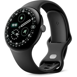 Google Pixel Watch 4 (45 mm) Android smartwatch with Domed Display, Comprehensive Health and Fitness Tracking and Help from Gemini Matte Black Aluminium Case Obsidian Active Band Wi-Fi Google Pixel Watch 4 (45 mm) Android smartwatch with Domed Display, Comprehensive Health and Fitness Tracking and Help from Gemini Matte Black Aluminium Case Obsidian Active Band Wi-Fi