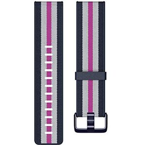Fitbit Versa/Versa Lite, Woven Accessory Band, Navy/Mulberry, Large Fitbit Versa/Versa Lite, Woven Accessory Band, Navy/Mulberry, Large