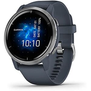 Garmin [Renewed Venu 2 GPS 43mm Smartwatch, AMOLED Touchscreen, All-day Advanced Health & Fitness Features, Music Storage, Wellness Smartwatch with up to 11 days battery life, Granite Blue (Renewed) Garmin [Renewed Venu 2 GPS 43mm Smartwatch, AMOLED Touchscreen, All-day Advanced Health & Fitness Features, Music Storage, Wellness Smartwatch with up to 11 days battery life, Granite Blue (Renewed)