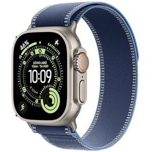 Apple Watch Ultra 3 GPS + Cellular 49mm Premium Running and Multisport Smartwatch with Rugged Natural Titanium Case with Blue/Bright Blue Trail Loop M/L. Advanced Health and Fitness Tracking Apple Watch Ultra 3 GPS + Cellular 49mm Premium Running and Multisport Smartwatch with Rugged Natural Titanium Case with Blue/Bright Blue Trail Loop M/L. Advanced Health and Fitness Tracking