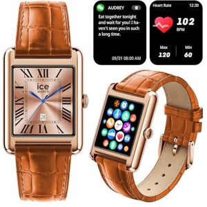 ICE-WATCH ICE Smart TKS 2.0 Rose-Gold Cognac Croco Women's smartwatch with Leather Strap 025383 (1,41 inches) ICE-WATCH ICE Smart TKS 2.0 Rose-Gold Cognac Croco Women's smartwatch with Leather Strap 025383 (1,41 inches)