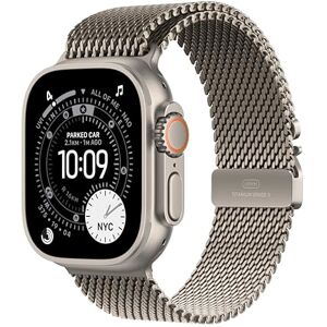 Apple Watch Ultra 3 GPS + Cellular 49mm Premium Running and Multisport Smartwatch with Rugged Natural Titanium Case with Natural Titanium Milanese Loop Large. Advanced Health and Fitness Tracking Apple Watch Ultra 3 GPS + Cellular 49mm Premium Running and Multisport Smartwatch with Rugged Natural Titanium Case with Natural Titanium Milanese Loop Large. Advanced Health and Fitness Tracking