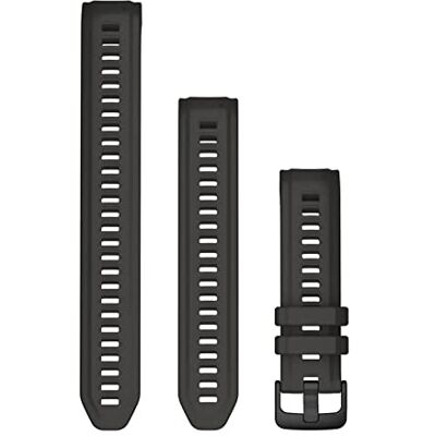 Garmin Official Instinct 2S Bands (20mm), suitable for Instinct 2S series only, Original accessory, Silicone, Graphite Garmin Official Instinct 2S Bands (20mm), suitable for Instinct 2S series only, Original accessory, Silicone, Graphite