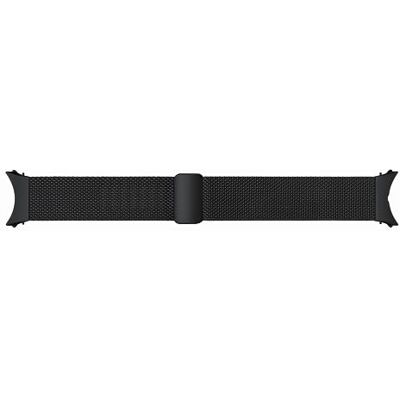 SAMSUNG Milanese Band Small Stainless Steel Smartwatch Strap for Galaxy Watch4 40 mm, Watch5 40 mm, Watch6 40 mm, Black SAMSUNG Milanese Band Small Stainless Steel Smartwatch Strap for Galaxy Watch4 40 mm, Watch5 40 mm, Watch6 40 mm, Black