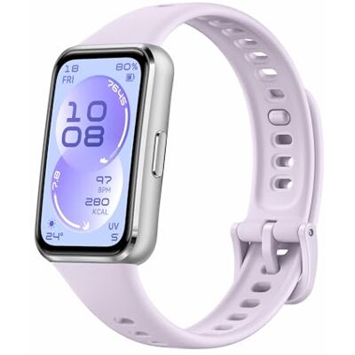Huawei Band 11 Aluminium Fitness Tracker, Sleep Tracker, A-Fib Detection, 5 ATM Waterproof, 14-Day Battery, Step Counter, Pedometer, Fitness Band, Smart Band, Sleep Monitor, Android & iOS – Purple Huawei Band 11 Aluminium Fitness Tracker, Sleep Tracker, A-Fib Detection, 5 ATM Waterproof, 14-Day Battery, Step Counter, Pedometer, Fitness Band, Smart Band, Sleep Monitor, Android & iOS – Purple