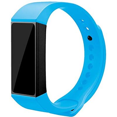 Xiaomi Mi Band 4C Light Blue Sporty Silicone Replacement Strap - smart band Xiaomi Mi Band 4C Light Blue Sporty Silicone Replacement Strap - smart band