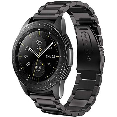 SUNDAREE 20MM Strap Compatible with Samsung Galaxy Watch 42mm sm-r810/Garmin Venu SQ 2 Vívoactive 5/AMAZFIT GTS 4 MINI/Huawei GT 3,Men Black Stainless Steel Metal Replacement Bracelet Smartwatch Band SUNDAREE 20MM Strap Compatible with Samsung Galaxy Watch 42mm sm-r810/Garmin Venu SQ 2 Vívoactive 5/AMAZFIT GTS 4 MINI/Huawei GT 3,Men Black Stainless Steel Metal Replacement Bracelet Smartwatch Band