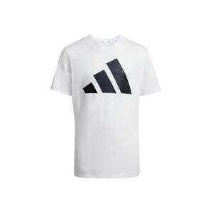 adidas Unisex Kids Essentials Big Logo T-Shirt, White/Black, 9-10 Years adidas Unisex Kids Essentials Big Logo T-Shirt, White/Black, 9-10 Years