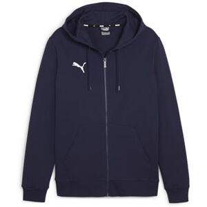 Puma Boys Teamgoal Casuals Hooded Jacket Sweat, Navy- White, 140 EU Puma Boys Teamgoal Casuals Hooded Jacket Sweat, Navy- White, 140 EU