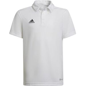 adidas Unisex Kids Entrada 22 Polo Shirt, White, 7-8 Years adidas Unisex Kids Entrada 22 Polo Shirt, White, 7-8 Years