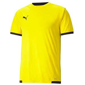 Puma Unisex Kids teamLIGA Jersey Jr Shirt, Cyber Yellow- Black, 128 Puma Unisex Kids teamLIGA Jersey Jr Shirt, Cyber Yellow- Black, 128