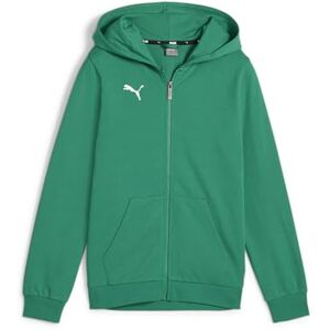 Puma Boys Teamgoal Casuals Hooded Jacket Sweat, Sport Green- White, 152 EU Puma Boys Teamgoal Casuals Hooded Jacket Sweat, Sport Green- White, 152 EU