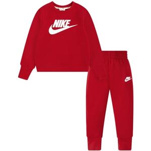 Nike Kids Sustainable Crew Set, Gym Red, 12 Months Nike Kids Sustainable Crew Set, Gym Red, 12 Months