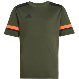 adidas Unisex Kids SQUADRA25 Jersey Short Sleeve Kids, Night Cargo/Black/semi Impact Orange, 11-12 Years adidas Unisex Kids SQUADRA25 Jersey Short Sleeve Kids, Night Cargo/Black/semi Impact Orange, 11-12 Years