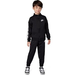 Nike Kids Full Zip With Logo Tap Set, Black, 3/4 Years Nike Kids Full Zip With Logo Tap Set, Black, 3/4 Years