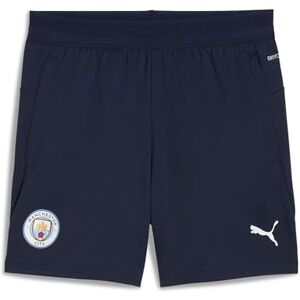 Puma Manchester City FC Kids' Training Shorts with Pockets 25/26, Blue (Deep Navy), 152 Puma Manchester City FC Kids' Training Shorts with Pockets 25/26, Blue (Deep Navy), 152