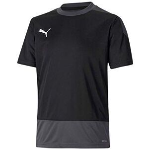 Puma Boys' Team Goal 23 Training Jersey Jr T-Shirt, Black-Asphalt, 128 Puma Boys' Team Goal 23 Training Jersey Jr T-Shirt, Black-Asphalt, 128
