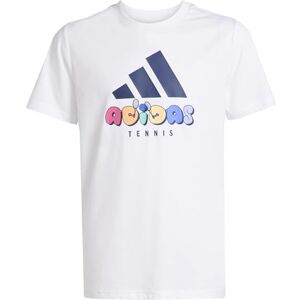 adidas Unisex Kids Tennis Category Graphic T-Shirt, White, 4-5 Years adidas Unisex Kids Tennis Category Graphic T-Shirt, White, 4-5 Years