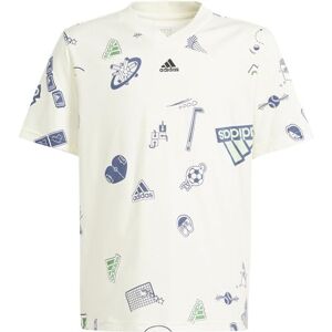 adidas Unisex Kids Junior Brand Love T-Shirt, 7-8 Years adidas Unisex Kids Junior Brand Love T-Shirt, 7-8 Years