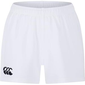 Canterbury Junior Unisex Professional 2.0 Shorts Rugby Shorts CCC Logo Gym Shorts, White, 10 Canterbury Junior Unisex Professional 2.0 Shorts Rugby Shorts CCC Logo Gym Shorts, White, 10