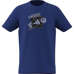 adidas Unisex Kids CAMO Graphic T-Shirt Junior, Team Royal Blue, 9-10 Years adidas Unisex Kids CAMO Graphic T-Shirt Junior, Team Royal Blue, 9-10 Years