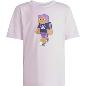 adidas Unisex Kids Minecraft Training T-Shirt, ice Lavender, 2-3 Years adidas Unisex Kids Minecraft Training T-Shirt, ice Lavender, 2-3 Years