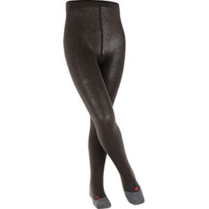 FALKE Unisex Kids Active Warm K Ti Wool Thick Plain 1 Pair Tights, Black 3000, 12-2.5 FALKE Unisex Kids Active Warm K Ti Wool Thick Plain 1 Pair Tights, Black 3000, 12-2.5