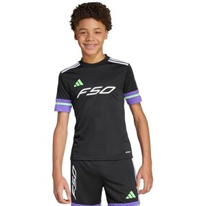 adidas Unisex Kids F50 Jersey Short Sleeve Kids, Black/Purple Rush, 9-10 Years adidas Unisex Kids F50 Jersey Short Sleeve Kids, Black/Purple Rush, 9-10 Years