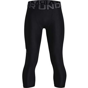 Under Armour Boys' HeatGear Armour ¾ Leggings, Black, YXL Under Armour Boys' HeatGear Armour ¾ Leggings, Black, YXL